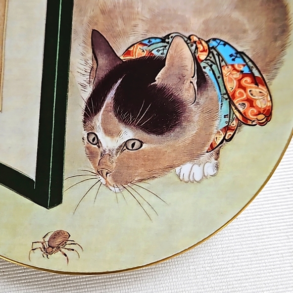METROPOLITAN MUSEUM OF ART MMA 1986 Cat And Spider Plate By Toko - Picture 3 of 5